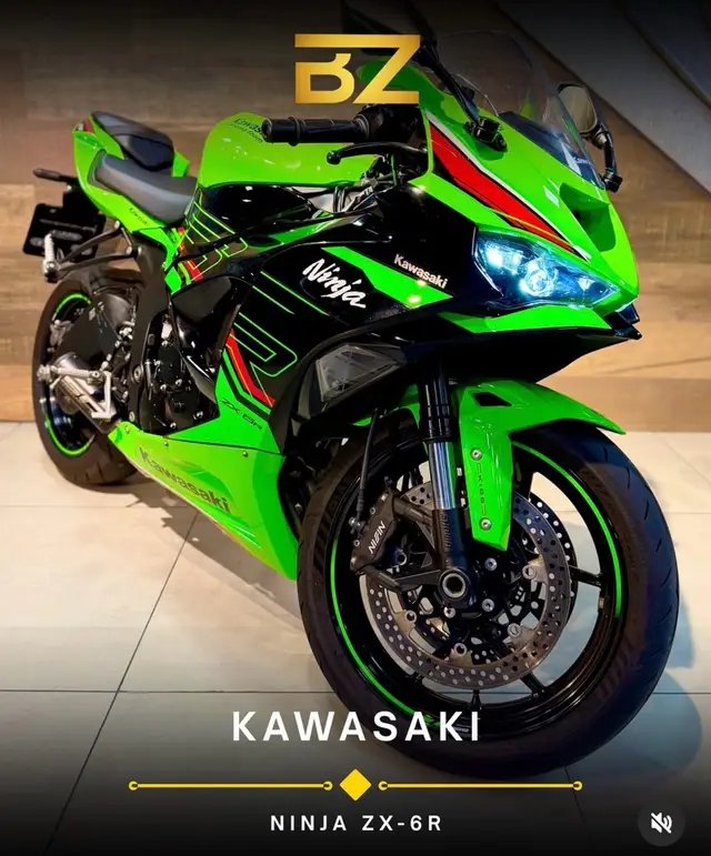 Moto Kawasaki Ninja 2025 ZX-6R