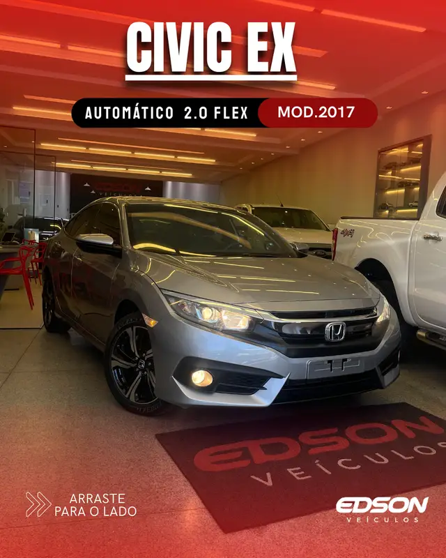 Carro Honda Civic 2017 EX 2.0 i-VTEC CVT
