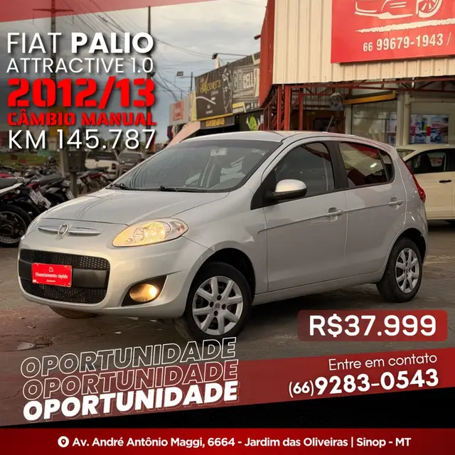 Carro Fiat Palio 2013 Attractive 1.0 8V (Flex)