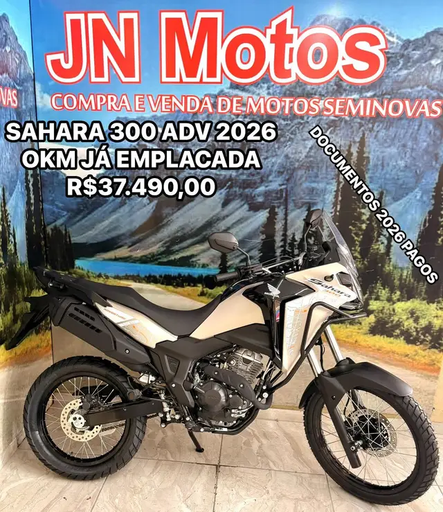 Moto Honda XRE Sahara 300 2026 Adventure