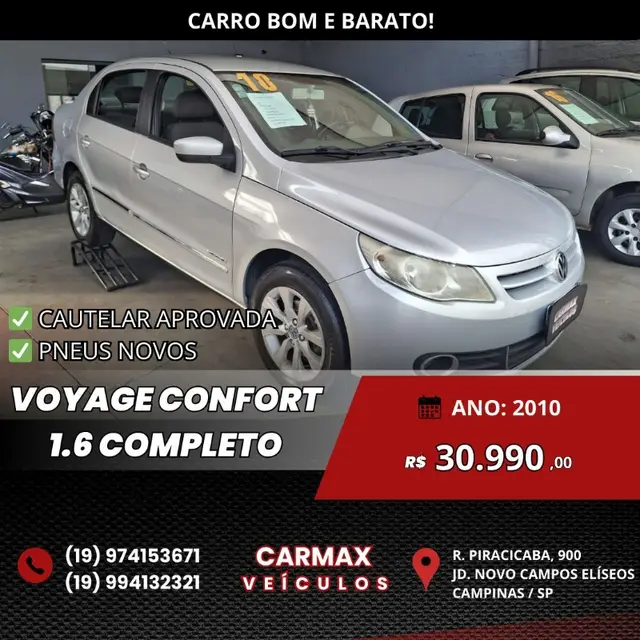 Carro Volkswagen Voyage 2010 Comfortline 1.6 (Flex)