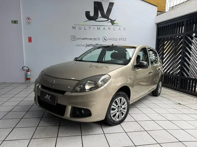 Carro Renault Sandero 2012 Authentique 1.0 16V (flex)