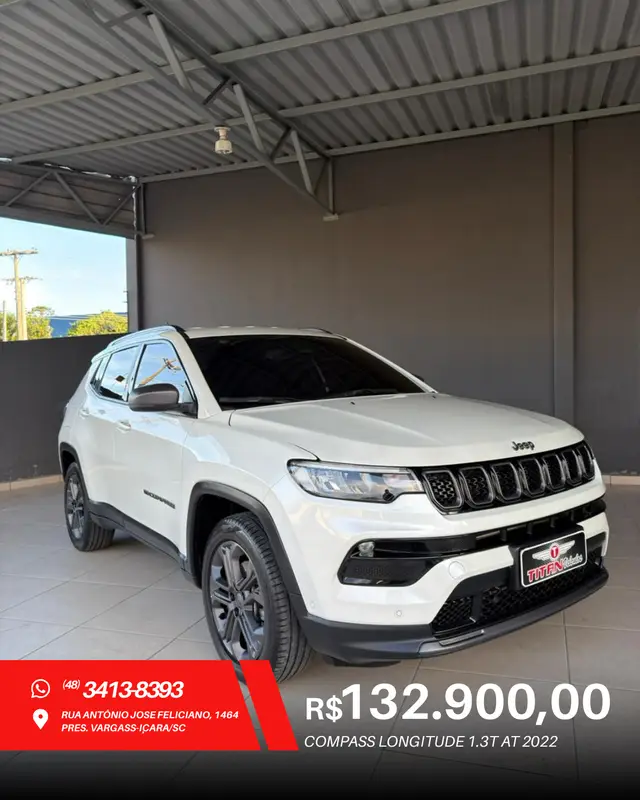 Carro Jeep Compass 2022 Série S 1.3 T270 (Aut) (Flex)