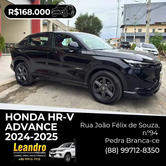 Carro Honda HR-V 2025 Advance 1.5 Turbo