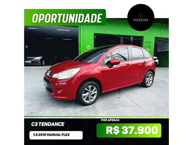Carro Citroën C3 2015 Tendance 1.5 8V (Flex)