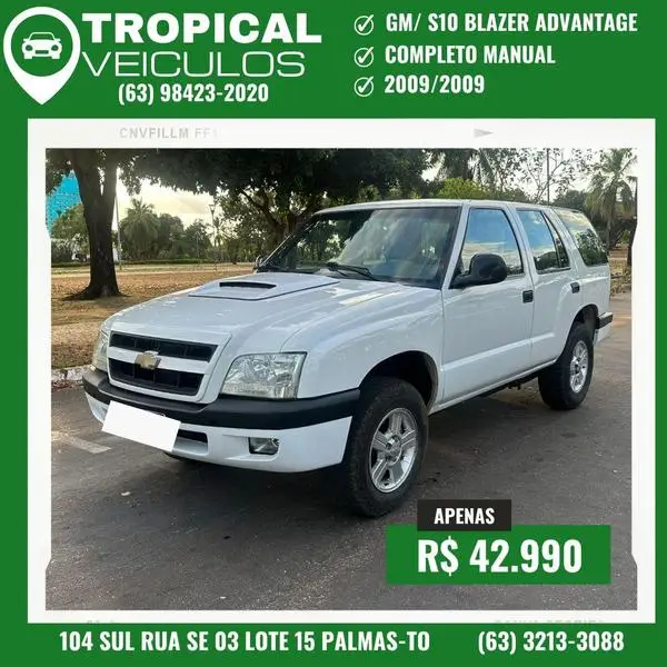 Carro Chevrolet Blazer 2009 Advantage 4x2 2.4 (Flex)