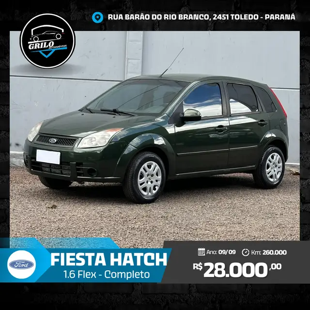 Carro Ford Fiesta Hatch 2009 1.6 (Flex)