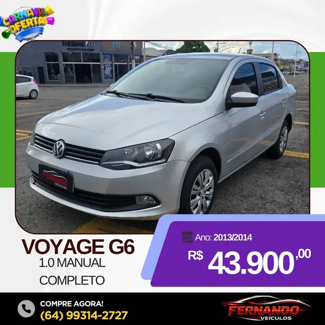 Carro Volkswagen Voyage 2014 1.0 TEC (Flex)