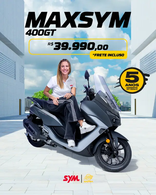 Moto Dafra Maxsym 400i 2026 GT