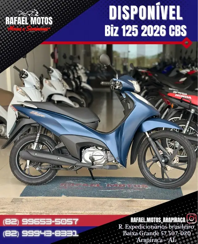 Moto Honda Biz 125 2026 EX