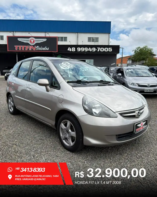Carro Honda Fit 2008 LX 1.4 (flex)