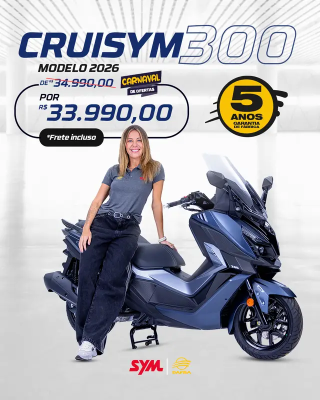 Moto Dafra Cruisym 2026 300 ABS