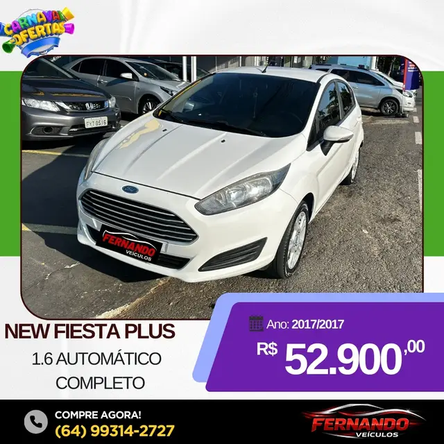 Carro Ford Fiesta Sedan 2017 SEL 1.6