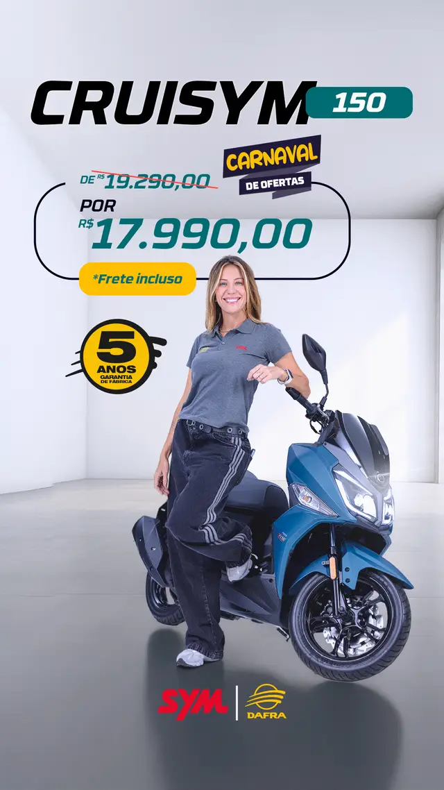 Moto Dafra Cruisym 2025 150 ABS