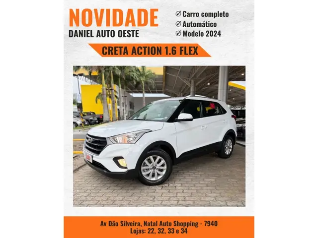 Carro Hyundai Creta 2024 Action 1.6 (Aut) (Flex)