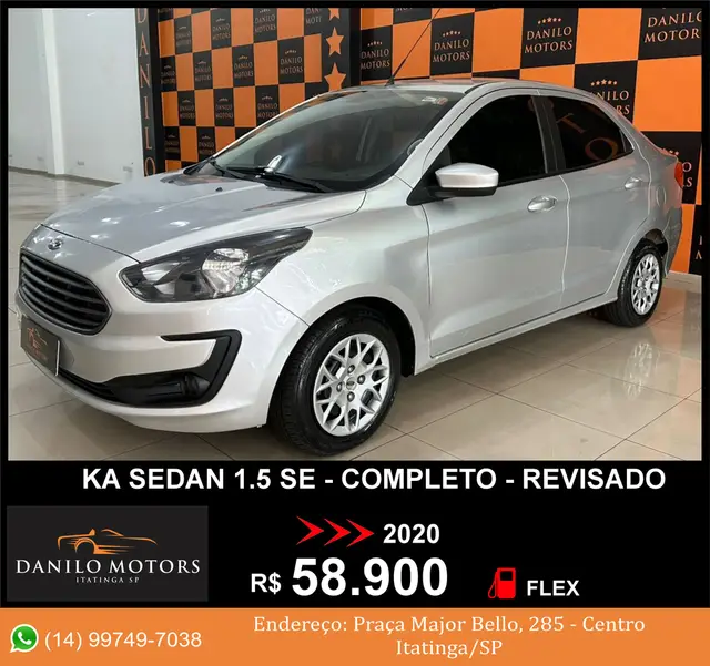Carro Ford Ka 2020 1.5 SE (Flex)