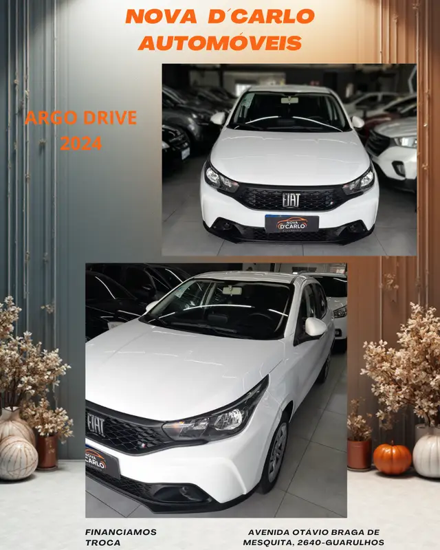 Carro Fiat Argo 2025 Drive 1.0