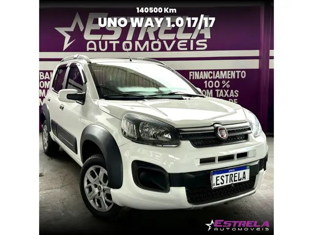 Carro Fiat Uno 2017 Way 1.0 Firefly (Flex)