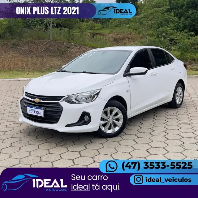 Carro Chevrolet Onix Plus 2021 1.0 LTZ Turbo (Flex)