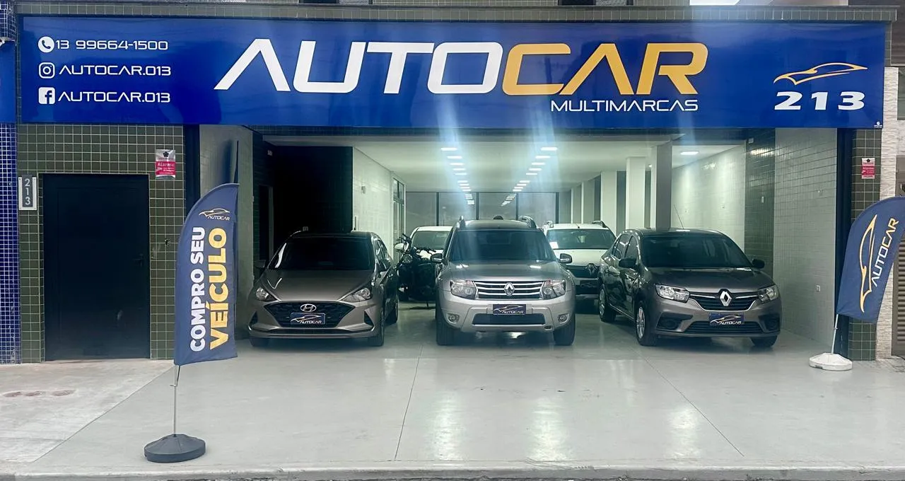 Fachada da loja Veículos à venda em  AUTOCAR MULTIMARCAS - Santos - SP