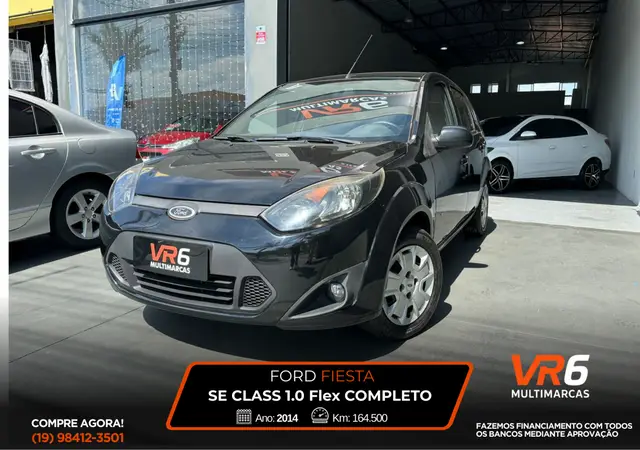 Carro Ford Fiesta Hatch 2014 SE 1.0 RoCam (Flex)