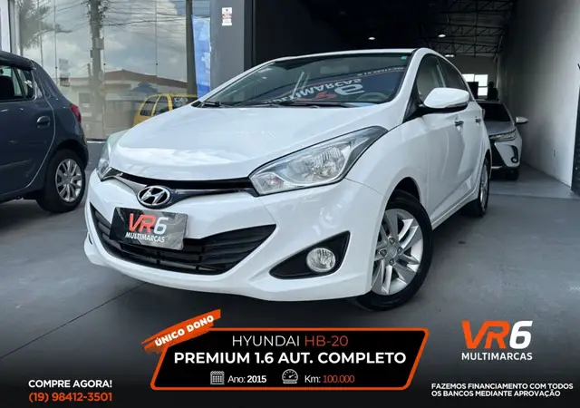 Carro Hyundai HB20 2015 1.6 Premium (Aut) (Flex)