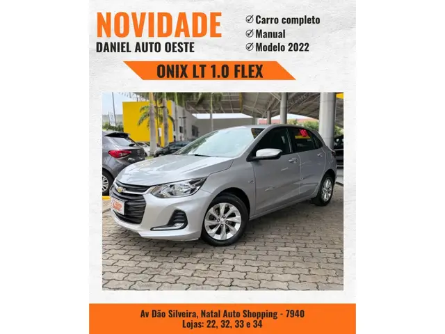 Carro Chevrolet Onix 2022 LT 1.0 (Flex)
