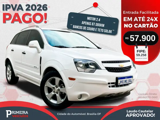 Carro Chevrolet Captiva 2015 2.4 16V (Aut)