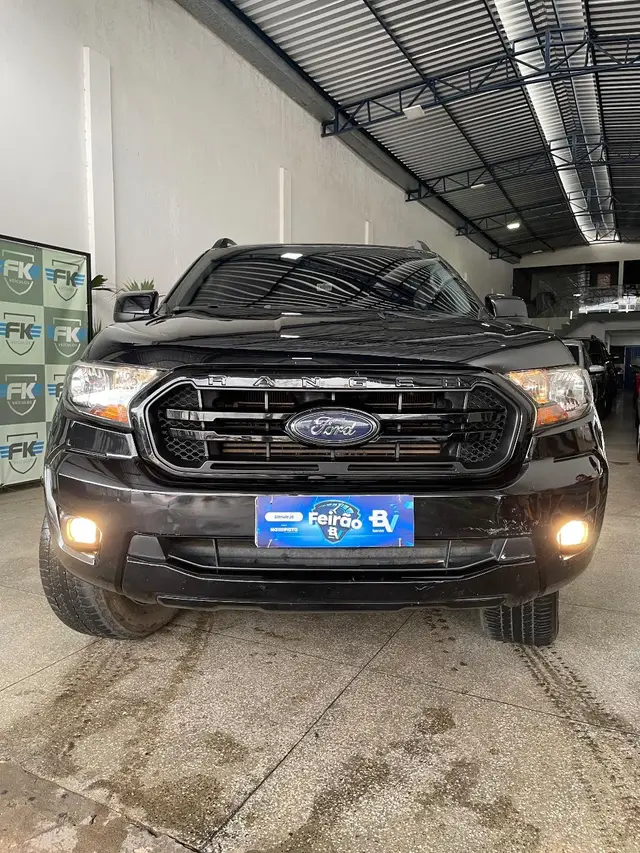 Carro Ford Ranger Cabine Dupla 2022 Black 2.2 4x2 CD Diesel Aut.