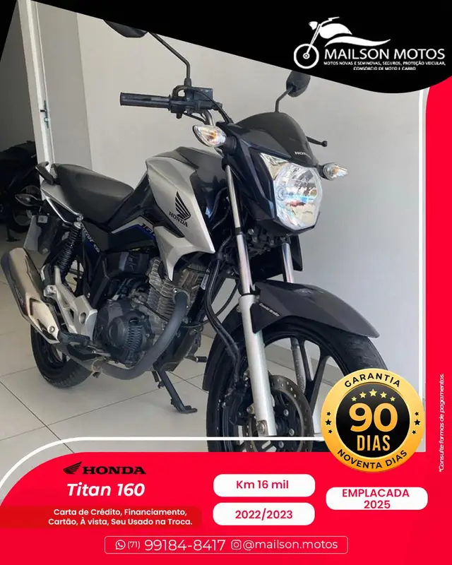 Moto Honda CG 160 2023 Titan