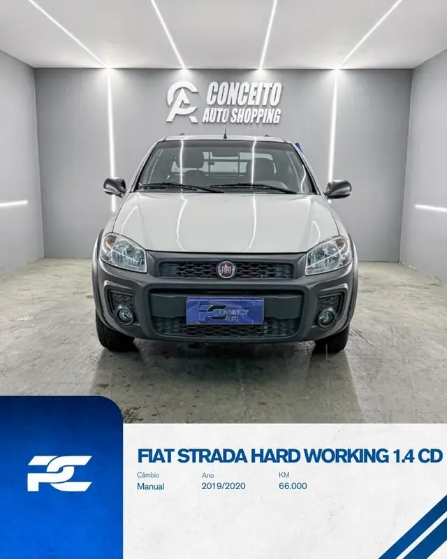 Carro Fiat Strada 2020 Hard Working 1.4 (Flex) (Cabine Dupla)
