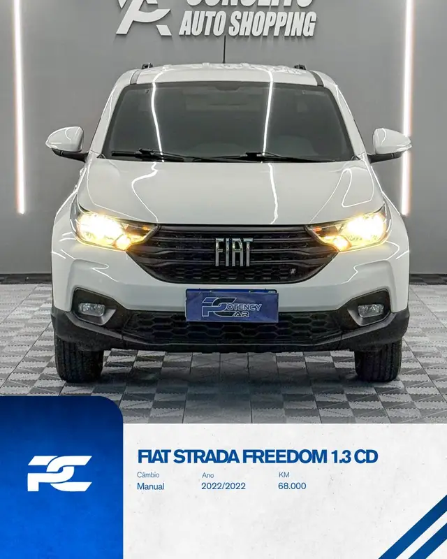 Carro Fiat Strada 2022 Freedom 1.3 CD (Flex)
