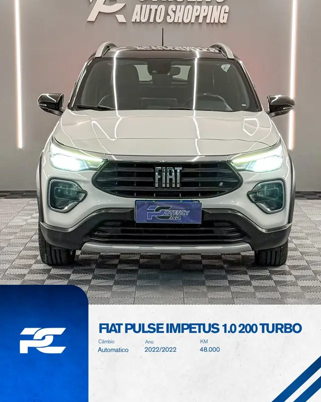 Carro Fiat Pulse 2022 Impetus 200 Turbo (flex) (aut)