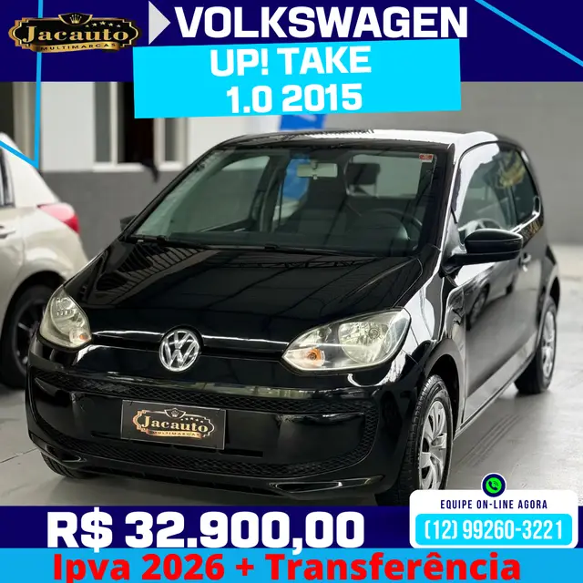 Carro Volkswagen Up! 2015 1.0 12v E-Flex take up! 2p