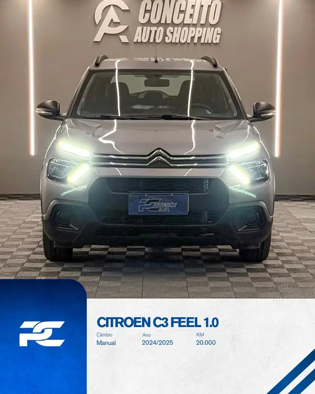 Carro Citroën C3 Aircross 2025 Feel Pack 1.0 Turbo 200 AT