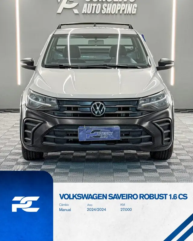 Carro Volkswagen Saveiro 2024 Robust 1.6 MSI CS (Flex)