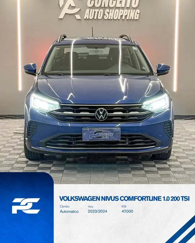 Carro Volkswagen Nivus 2024 Comfortline 200 TSI