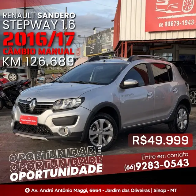 Carro Renault Sandero Stepway 2017 1.6 8V (Flex)