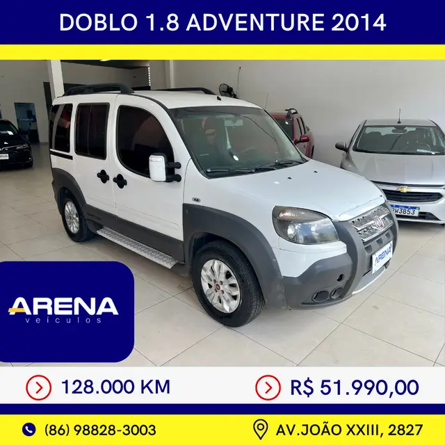 Carro Fiat Doblò 2014 Adventure 1.8 Flex