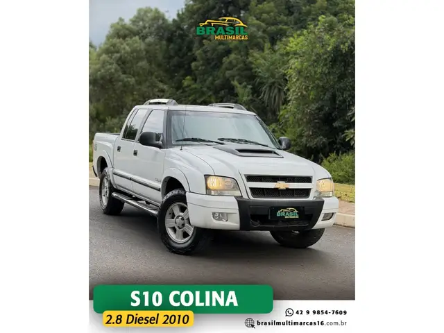 Carro Chevrolet S10 Cabine Dupla 2010 S10 Colina 4x2 2.8 Turbo Electronic (Cab Dupla)