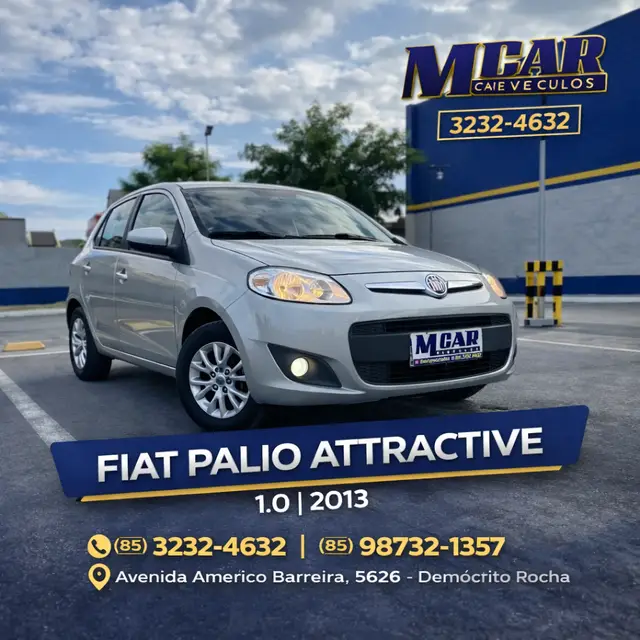 Carro Fiat Palio 2013 Attractive 1.0 Evo (Flex)