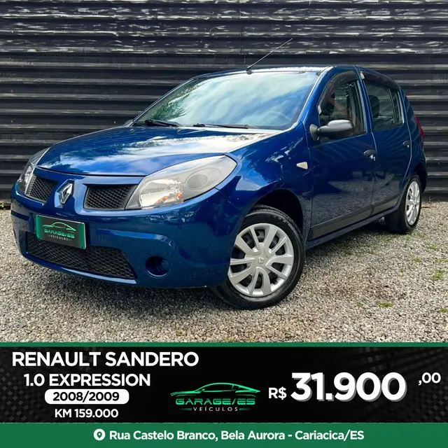 Carro Renault Sandero 2009 Expression 1.0 16V (flex)