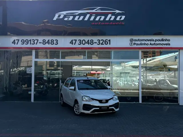 Carro Toyota Etios 2018 X 1.3 (Aut) (Flex)