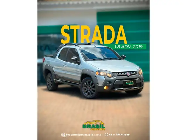 Carro Fiat Strada 2019 Adventure 1.8 16V (Flex) (Cabine Dupla)