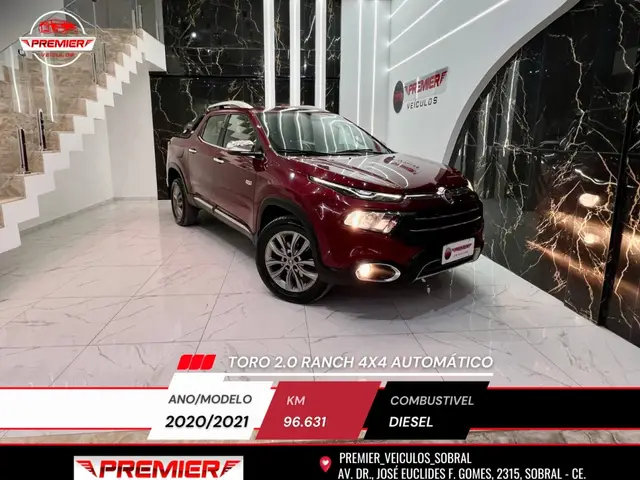 Carro Fiat Toro 2021 2.0 TDI Ranch Auto 4WD