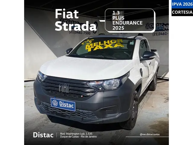 Carro Fiat Strada 2025 Endurance 1.3 Flex 8V CS