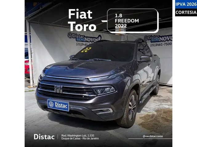 Carro Fiat Toro 2022 Freedom 1.3 turbo (Flex) (Aut)