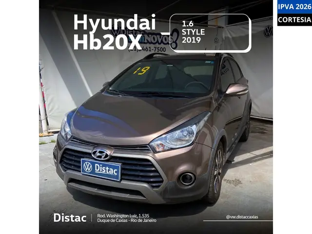Carro Hyundai HB20X 2019 Style 1.6 (Aut) (Flex)