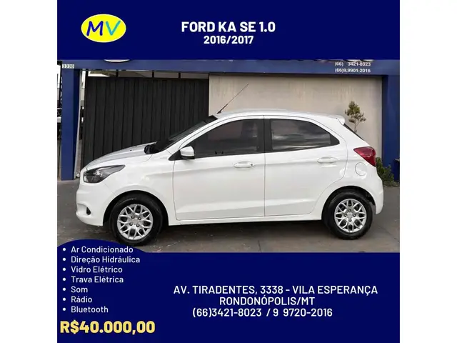 Carro Ford Ka 2017 1.0 SE (Flex)