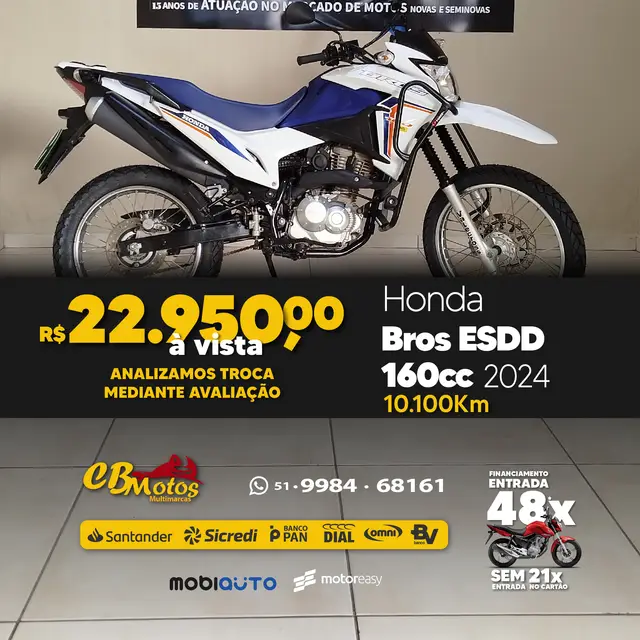 Moto Honda NXR 160 2024 Bros ESDD